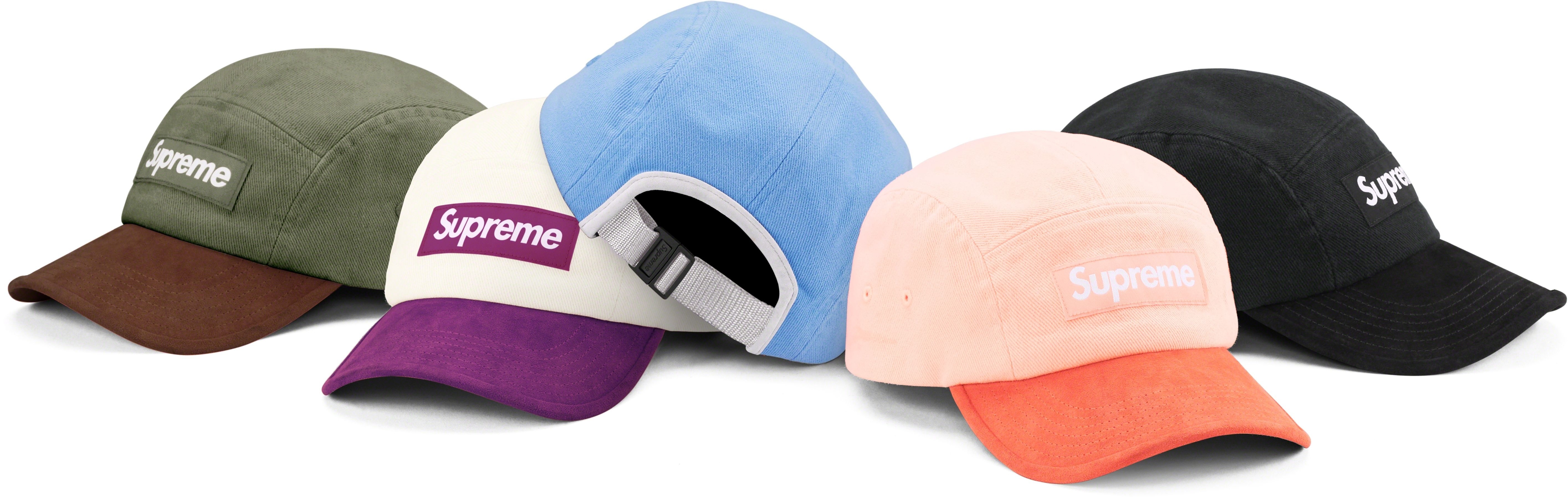 Suede Visor Camp Cap